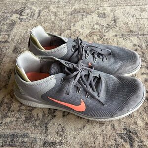 Nike Gray and Pink Women’s Running Shoes